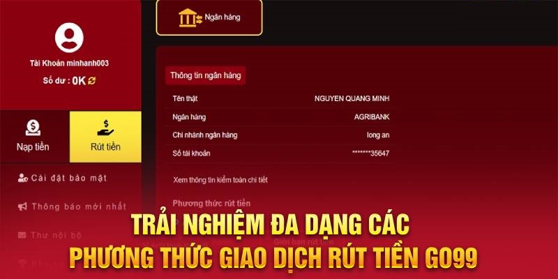 Giải đáp các câu hỏi thường gặp khi rút tiền Go99